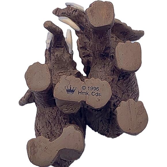 1996 Hallmark Keepsake African Elephants Miniature Christmas Ornament in Box - Picture 4 of 5